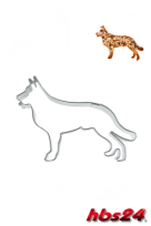 Schäferhund Ausstechform - hbs24