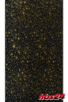 Schokoladen Transferfolie Punkte Gold - hbs24