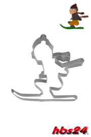 Ausstechform Skifahrer - hbs24