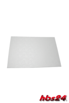 Tortenunterlage Rechteckig Pappe beschichtet 35 x 25 cm  - hbs24